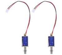 DEARMAMY 2 Pezzi Interruttore a Pulsante Push-pull in Ferro Argento Meccanismo di Contatto Affidabile per Controllo Strumentale e Automazione Industriale