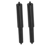 DEARMAMY 2 pezzi Rullini Ricambio Porta Carta Igienica con Molla Aste in Ferro e Plastica Resistente Supporto per Bagno Design Minimalista e Funzionale