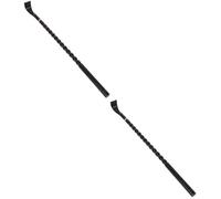 DEARMAMY 2 Pezzi Solletico Maniglia Indietro Scratcher Strumenti Di Massaggio Manuale Graffianti Graffiatore Del Corpo Lungo Attrezzo Massaggianti Grattaschiena Black Ebano