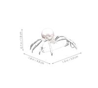 DEARMAMY 2 Pezzi Spilla Halloween con Artificiale Spilla Decorativa per Borse e Donna Accessorio Versatile per Look Spooky Chic
