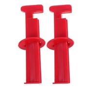 DEARMAMY 2 Pezzi Strumento Ripara Punta per Stecca Biliardo Rosso, Kit | Riparazione Precisa e Manutenzione Pratica, Compatto e Portatile, Plastica, per Stecca da Biliardo e Pool
