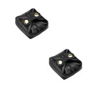 DEARMAMY 2 Pz Porta Borse Borsa Nera Per Il Ballo Di Fine Anno Portamonete Con Chiusura a Portamonete Con Cerniera Soldi Borsa Portamonete Flessibile Mini Pu Black