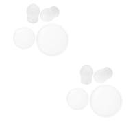 DEARMAMY 2 Set diaframma dello suggerimenti sostituzione degli auricolari orecchio orecchie Copertina diaframma di ricambio Accessori kit Gel di silice bianca