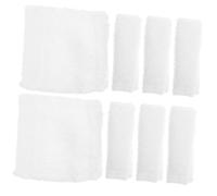 DEARMAMY 2 Set Maschera Occhiali Paraorecchie Per Orecchio Cuscinetti Auricolari Appesi Occhiali Da Sole Paraorecchie Protettivi Bianca Asciugamano 8 Pezzi * 2