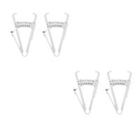 DEARMAMY 2 Set Plicometrico Per Misurazione Grasso Corporeo Strumento Portatile Per Uomini E Donne Facile Usare Con Guida Inclusa Misuratore Massa Per Fitness E Salute 2 Pezzi*2