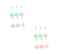 DEARMAMY 2 Set Tergicristallo Del Telefono Pulitore Dello Schermo Panno Per La Pulizia Del Telefono Rosa Smartphone Occhiali Intelligenti Kit Pulisci Occhiali Colore Casuale 6 Pezzi * 2