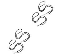 DEARMAMY 2 Set Tiralampo Per Cerniera Strumento Pratico Per Leggero Per Chiusura Zip Utensile Per Indossare Vestiti Indipendente 2 Pezzi * 2