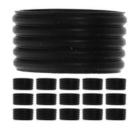 DEARMAMY 20 Pezzi Anelli in Silicone Antiscivolo per Racchetta da Tennis, Stabilizzatori Morbidi per Impugnatura, Fasce Leggere per Manici, Accessori Sportivi Outdoor per Tennis