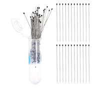 DEARMAMY 200 pezzi Aghi Entomologici in Acciaio Inossidabile per Raccolta Insetti Kit Specimen Pin per Progetti di Entomologia con Contenitori in Plastica Resistenti Ruggine e Deformazioni