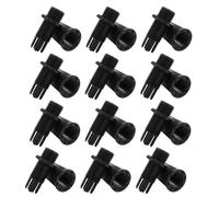 DEARMAMY 200 pezzi Serracavi in Plastica con Filettatura per Fissaggio Cavi Lampadari Sospensione Antistrappo e Antirotazione per Luci Vintage e Plafoniere per Progetti Fai da Te