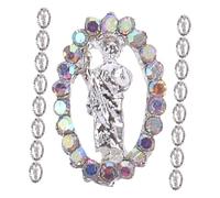 DEARMAMY 24pezzi Ciondoli Per Nail Art Per Manicure Per Unghie Ciondoli Unghie Gesù Decorazioni Nail Art