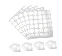 DEARMAMY 25fogli Adesivi per Colla per Ciglia Impermeabili in Alluminio per Extension Ciglia Supporti per Pallet Monouso Adesivi Rotondi per Trucco Professionale e Fai da Te