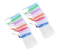 DEARMAMY 25pezzi Schiumogena Per Sapone Doccia Schiumogena in Nylon Retine Schiumogene Per Bagno Appendere Retine Schiumogene Detergenti