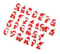 DEARMAMY 26 Pezzi Toppa Lettere per Abiti, Stoffa Rossa, Decorazione | Cappelli e Jeans, per Arti e Fai, Copre Fori Rotti, Delicato sulla Pelle