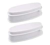 DEARMAMY 2pezzi Astuccio Per Nail Art Astuccio Per Paillettes Accessorio Per Unghie Vassoio Per Raccolta Di Per Nail Art Recipiente Per Da Immersione Materiale Plastico Di Resistente e