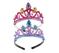 DEARMAMY 2pezzi Corona Per Bambina Tema Oceano Di Copricapo Per Compleanno Decorazioni Per Capelli Forma Di Stella Marina