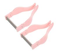 DEARMAMY 2pezzi Epilatore Manuale Per Rimozione Dei Del Filo Piccolo e Leggero Per Quotidiano e Viaggi