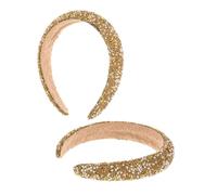 DEARMAMY 2pezzi Fascia Per in Spugna Design Larghissimo Antiscivolo Accessori Eleganti Per Ragazze Versatile Per Cura e Allenamenti Morbida Su Tutti i Tipi Di