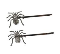 DEARMAMY 2pezzi Forcine a Forma Di Aracnide Con Strass Per Donne Piccole Mollette Per Capelli Vintage Accessori Per Capelli Decorativi Cristalli Per Diverse Acconciature