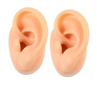 DEARMAMY 2pezzi Modelli Di Orecchio in Silicone Da Stampi Per Piercing All Orecchio Modelli Di Umano Per Pratica Espositore Per Orecchini