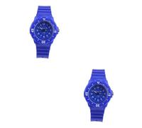 DEARMAMY 2pezzi Orologi Per Ragazzo Ragazza Con Cinturino Silicone Orologio Quarzo Per Ragazzi e Ragazze Design Alla Moda Facile Da Leggere Ottimo Per Ogni Occasione