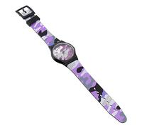 DEARMAMY 2pezzi Orologio Da Polso Per Ragazzo Ragazza Cartoon Orologio e Leggero Per Apprendere Per Compleanni e Festività