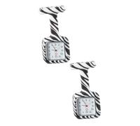 DEARMAMY 2pezzi Orologio Pendolo Per Silicone Orologio Da Tasca Retro Accessorio Pratico Per Studenti e Professionisti Design Elegante e Robusto Ottimo Per Regali e Occasioni Speciali