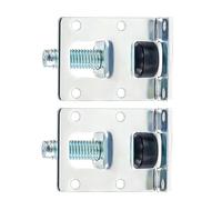 DEARMAMY 2pezzi Piedini Livellatori Per Mobili Staffe Angolari Per Armadi e Scaffali Piedini Regolabili in Acciaio Vite Protezione Per Pavimenti Da Interno