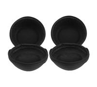 DEARMAMY 2pezzi Scatola Rond Portatile Per Orologi Scatola Per Orologi Resistente Alla Pressione e Antiurto Per Da Viaggio Per Riporre Da Uomo o Donna