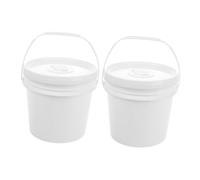 DEARMAMY 2pezzi Secchio in Plastica Con Coperchio Per Salviette Umidificate Per Ragazza Portatile Per Salviette Per Auto Casa Bagno Cucina Per Ragazza e Asciugamani Di Carta Bagnati