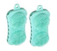 DEARMAMY 2Pezzi Spazzole Bagno Per Tpe Spazzole Compatte e Leggere Per Lavaggio e Massaggio Accessori Per Bagno Dei Piccoli Per Casa