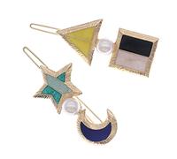 DEARMAMY 2pezzi Stella Forma Fermaglio Per Capelli Piccole Mollette Per Donne Fermagli Per Capelli Forma Di Stella Mollette Per Donna