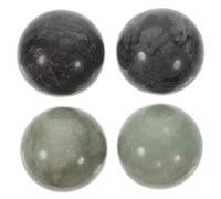 DEARMAMY 2sets Palline Da Massaggio in Per Mani Verdi e Neri Sfere Per Rilassamento e Massaggio Compatte e Leggere Per e Disagio Nelle Mani