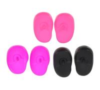 DEARMAMY 3 Paia Maniche auricolari antidyd Colorazione orecchio per rosa Quando moribondo compagno chiave copriorecchie per parrucchieri protezione per orecchie per tinture per