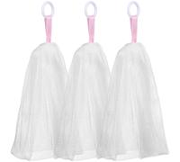 DEARMAMY 3 Pezzi Bubble Net Detergente Per Il Viso Schiuma Detergente Per La Cura Della Pelle Retine Per Doccia Per Il Viso Delicate Ventose Per La Cura Della Pelle Lavaggio Del Viso O