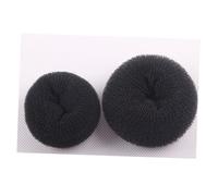 DEARMAMY 3 pezzi Ciambella Chignon Nero da Misure Donut Bun Maker per Acconciature Naturali e Stabili Donna e Accessorio per Raccolti Eleganti e Ordinati Adatto Balletto e Danza