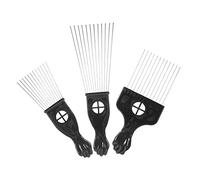 DEARMAMY 3 Pezzi Pettine Setola Asciugacapelli Districante Clip Per Arricciacapelli Districare Perni Arriccia Tagliaunghie Kit Tinture Per Black Pp