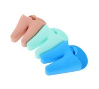 DEARMAMY 3 Pezzi Spazzola Detergente in Silicone Spugna Siliconica Spazzola Di Lavaggio Facciale Scrubber Viso Esfoliante Face Scruber Spazzola Per Il Viso Roba Alla Moda Gel Di Silice