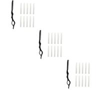 DEARMAMY 3 Set Coltello sottile rasoio portatile barber tools rasoio per rasoi per tagliare i rasoio per acconciature Acciaio inossidabile Black