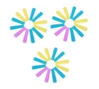 DEARMAMY 3 Set Coprimanico Antiscivolo Custodia Tagliaunghie Soltanto Manica Del Rifinitore Per Manicure Piccolo Segnale Copertura Taglia Cuticole Gel Di Silice Colore Casuale 6 Paia*3