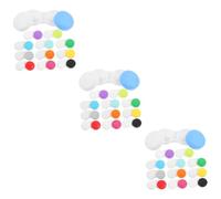 DEARMAMY 3 Set Custodia Per Lenti A Contatto Adorabile Organizer Per Obiettivi Viaggio Occhio Contenitore Per Lenti Cosmetiche Porta Lenti Tascabile Plastica 12 Pezzi*3