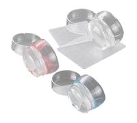 DEARMAMY 3 Set Strumento Timbro Per Unghie Piastra Per Timbri Per Unghie Sigillo Per Nail Art Stamper Impressione Smalto Per Unghie Stamper Unghie Kit Di Nail Art Pp