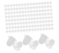 DEARMAMY 3000 Pezzi Chiusure Silicone Trasparente per Accessori Sicuri e Confortevoli per Diy Protezione Auricolare e
