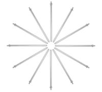 DEARMAMY 30pezzi Perni in Metallo Ricambi per Rocchetti per Cucire Industriali Accessori per Parti di Macchine da Cucire Commerciali Supporto per Rocchetti Cappuccio per Avvolgitori