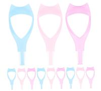 DEARMAMY 30pezzi Stencil Per Ombretti Riutilizzabili in Silicone Temperino Per Eyeliner e Applicatore Per Mascara Strumento Portatile Per Degli Occhi Design Ergonomico Per Protezione