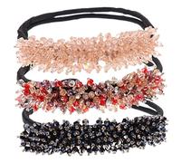 DEARMAMY 3pezzi Creatore Di Chignon Di in Cristallo Per Ragazze e Donne Strumenti Per Styling Dei