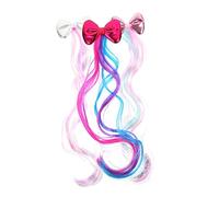 DEARMAMY 3pezzi Extension Per Clip Per Bambine Colorati e Rosa Fermagli Per Accessori Per Ragazze e Parrucche Ricce Adatti Per Compleanni e Cosplay