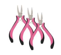 DEARMAMY 3pezzi Pinze per Extension di Capelli da Strumento Professionale per Perline di Extension Accessori per Micro-link di Capelli Rimozione di Fusione in Metallo