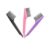 DEARMAMY 3pezzi Spazzola per Pulizia dello Strumento per Spazzola per Capelli Rastrello per Spazzole di Tre Rosa Nero