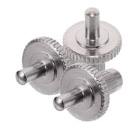 DEARMAMY 3pezzi Viti per Ponte della Chitarra Perni di Montaggio e Inserti per Cordiera per Basso Elettrico Accessori per Strumenti Musicali Viti per Sellette Rulli e Vite di Regolazione Ha